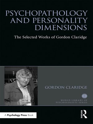 cover image of Psychopathology and personality dimensions